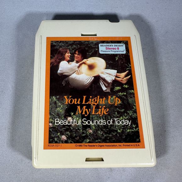 You Light Up My Life 8-Track Tape Readers Digest Music Album - Picture 1 of 4